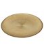 Lot de 6 Assiettes Plates en Verre Royal 27cm Or-2