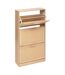 Range chaussures 3 portes effet cannage DRAWY - Beige-2