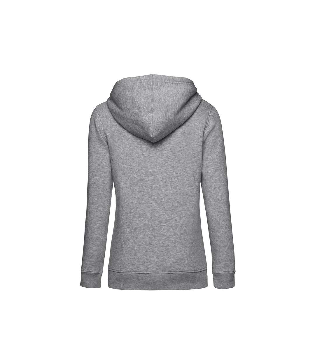 Sweat à capuche femme gris B&C