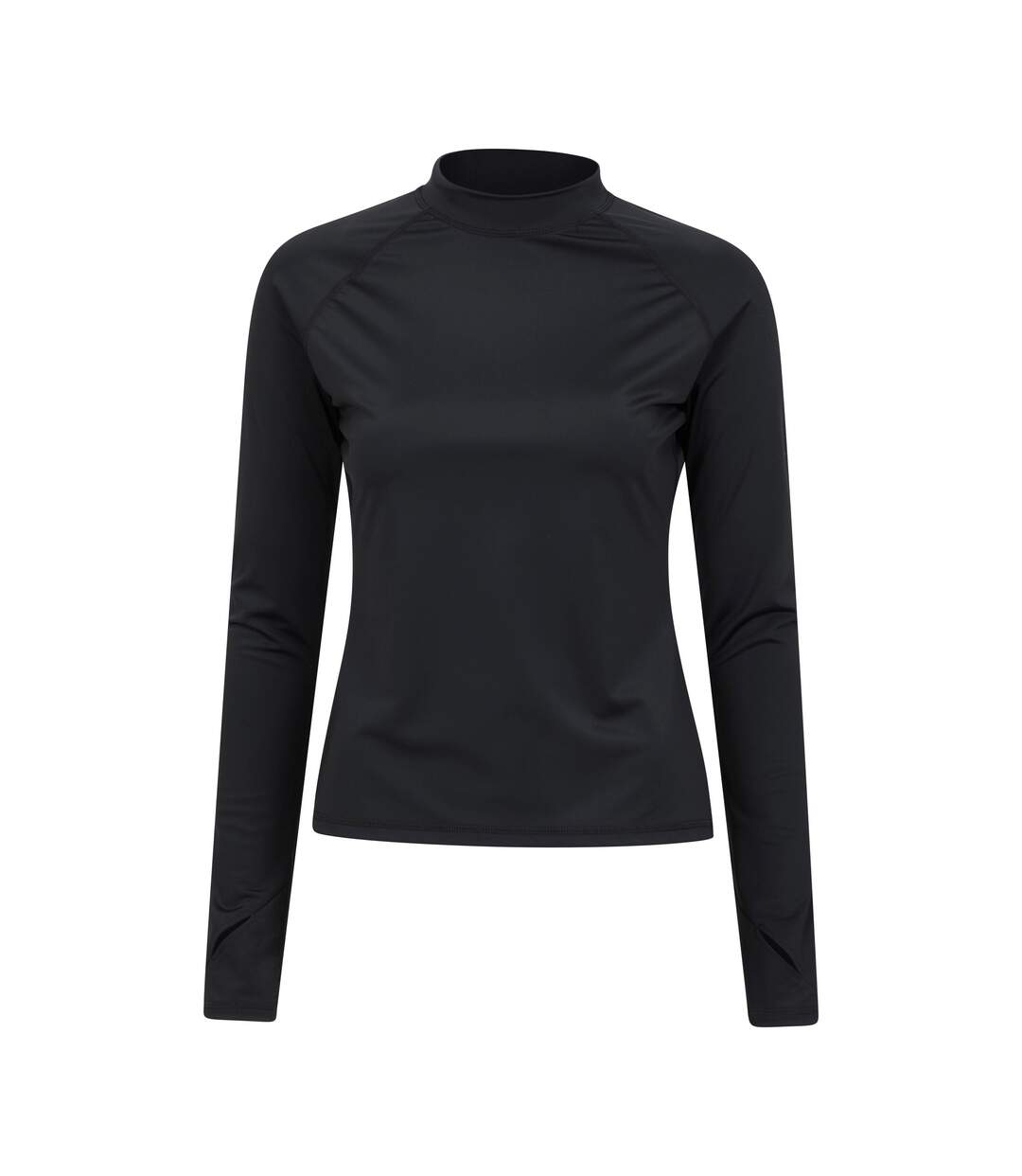 Womens/ladies Long-sleeved Rash Guard Black Mountain Warehouse-1
