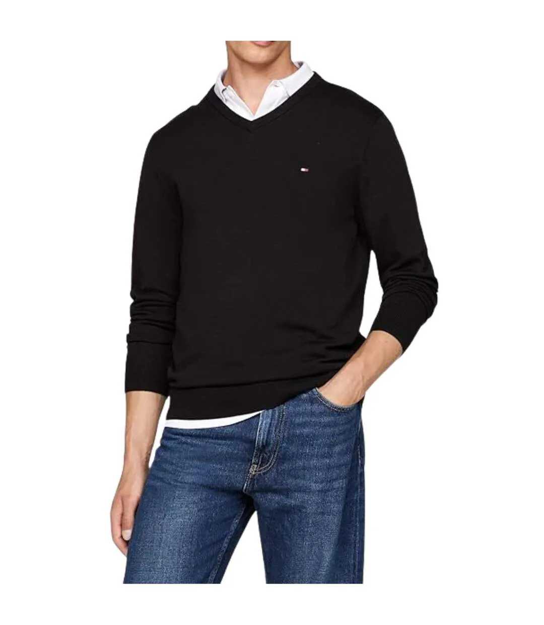 Sweat Motif/style Logo Brodé Homme Noir Tommy Hilfiger-3