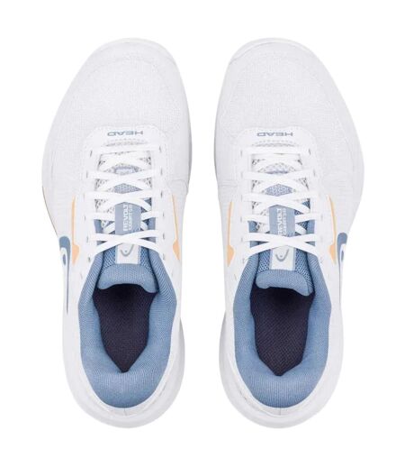 Chaussures De Tennis Revolt Court 5.0 Femme Blanc Bleu Denim Head