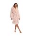 Womens/ladies Lambi Dressing Gown Pink Pretty Woman-1