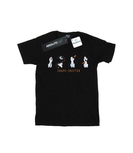 Disney - T-shirt FROZEN OLAF SHAPE-SHIFTER - Femme (Noir) - UTBI24499