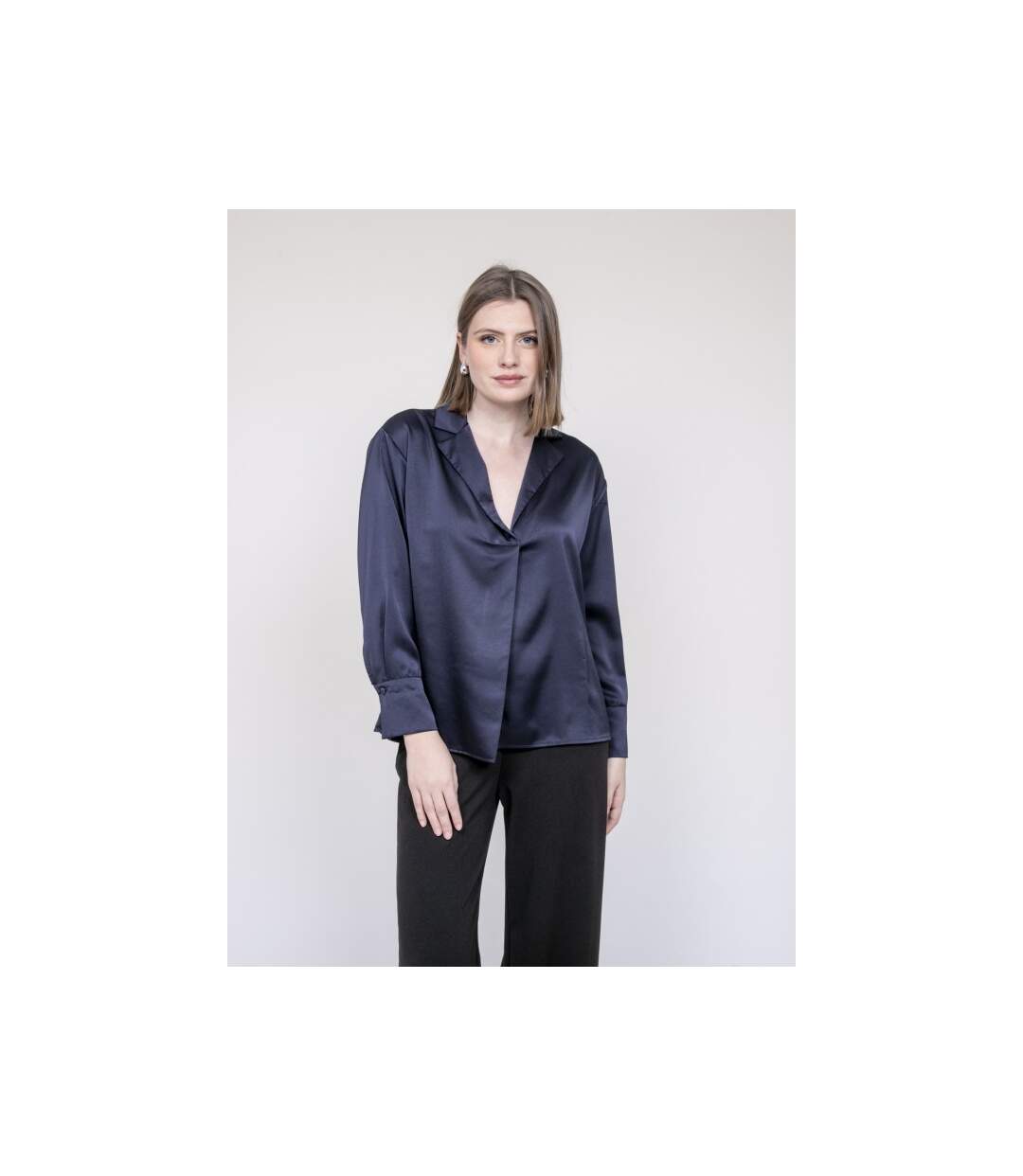 Blouse effet satin OMALIA - Dona X Lisa-1