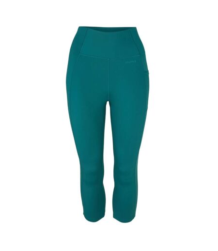 Legging Motif/style Court Femme Bleu Sarcelle USA Pro