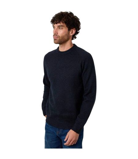 Pull Manches Raglan Homme Bleu Marine Threadbare
