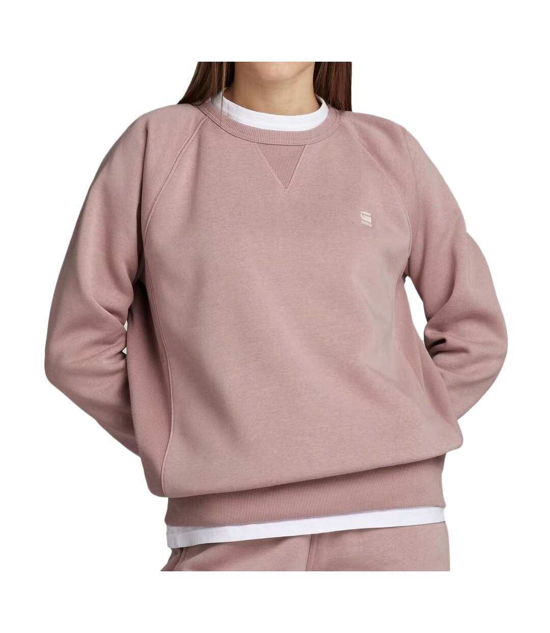 Sweat Rose Femme G-Star Raw Premium Core 2.0 - S-1