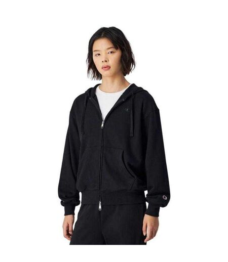 Veste À Capuche Motif/style Uni Femme Noir Champion