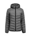 Womens/ladies Jacket Steel Grey Printer-2