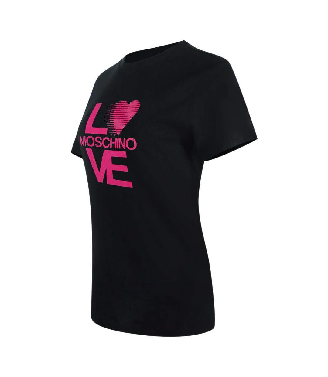 Womens/ladies Logo T-shirt Black Love Moschino-3