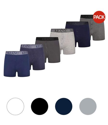Boxers Motif/style Uni Homme Bleu Keanu