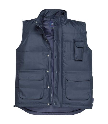 Mens classic body warmer navy Portwest