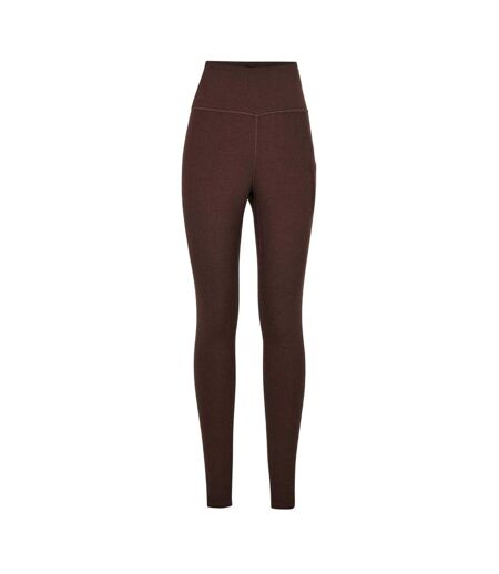 Womens/ladies Train Tight Leggings Espresso Brown Puma