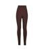 Womens/ladies Train Tight Leggings Espresso Brown Puma-2