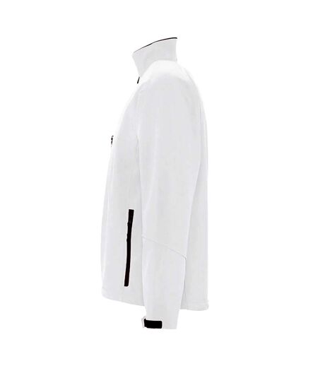 SOLS Mens Relax Soft Shell Jacket (Breathable, Windproof And Water Resistant) (White) - UTPC347