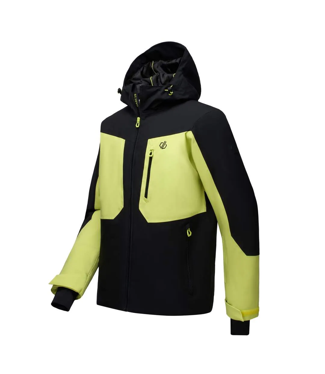 Mens Eagle Iv Ski Jacket Black Wild Lime Dare 2B-4