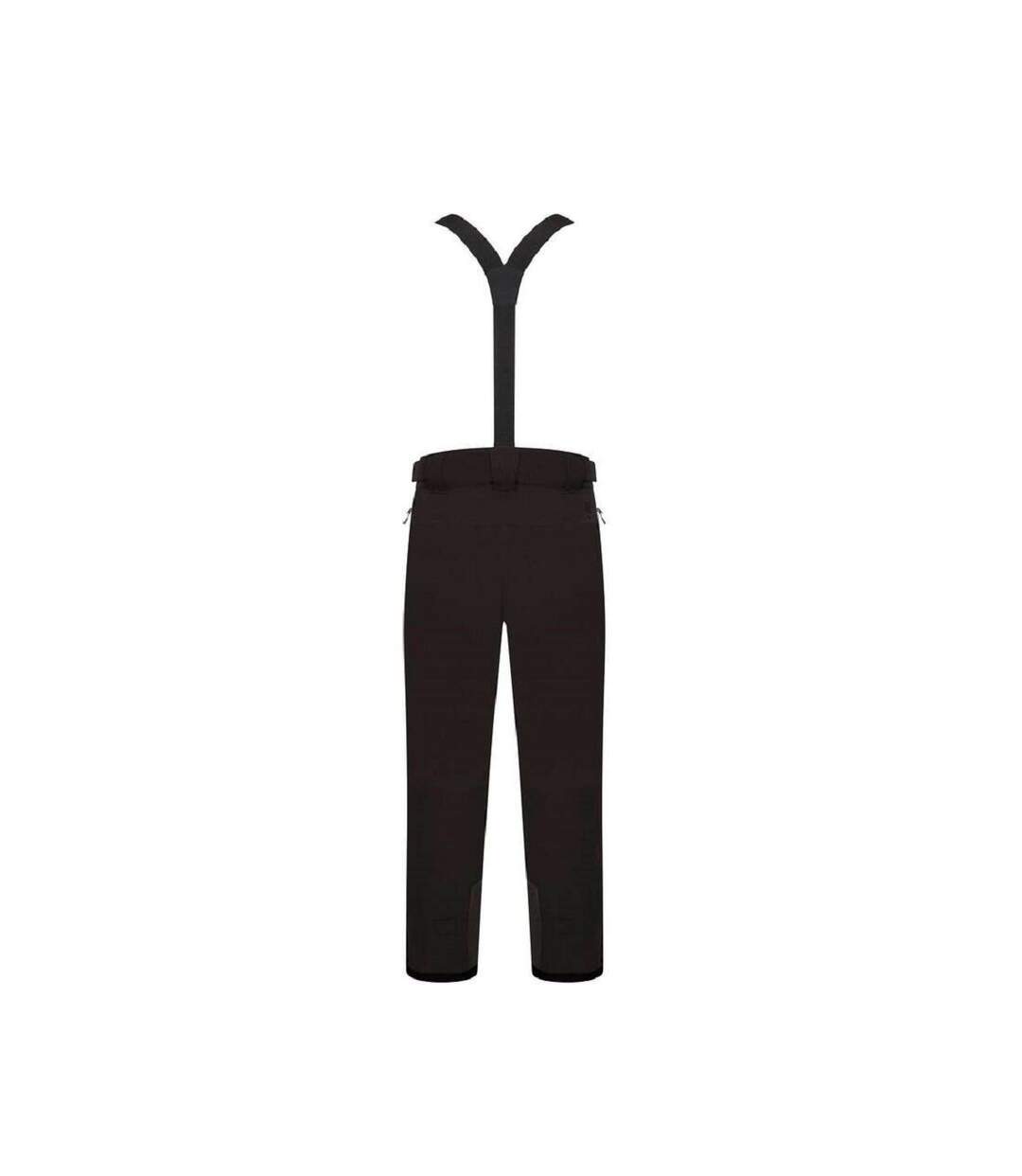 Pantalon ski avec bretelles intégrées - homme noir - DPW001