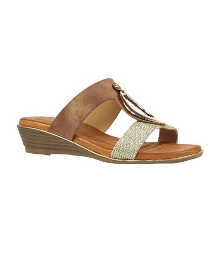 Sandales porto femme marron Lunar