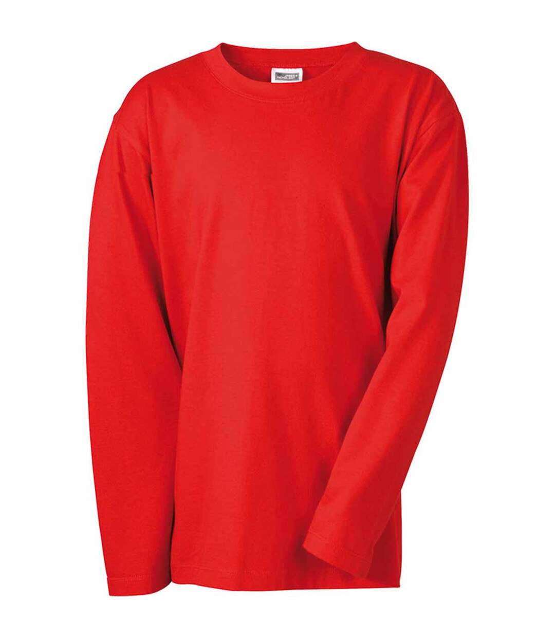 T-shirt manches longues adulte homme coupe droite JN913 - rouge