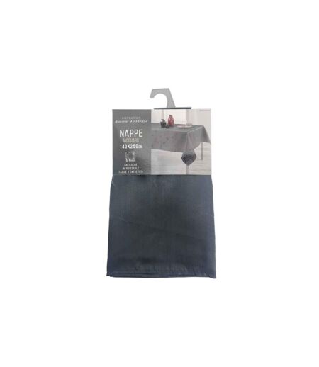 Nappe Imprimé Jacquard Ophélie 140x250cm Anthracite