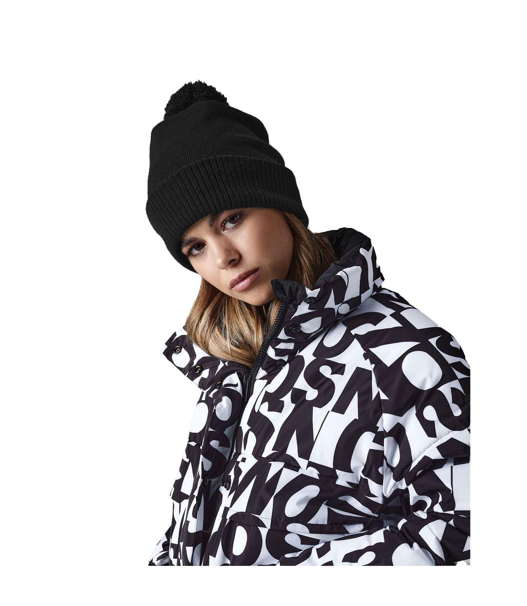 Snowstar thermal beanie black Beechfield-2