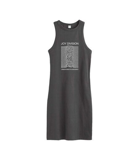 Robe unknown pleasures femme charbon Amplified