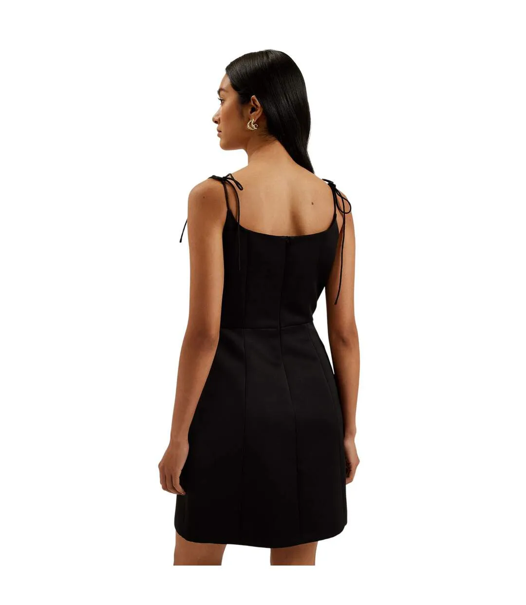 Robe Courte Femme Noir Ted Baker-3