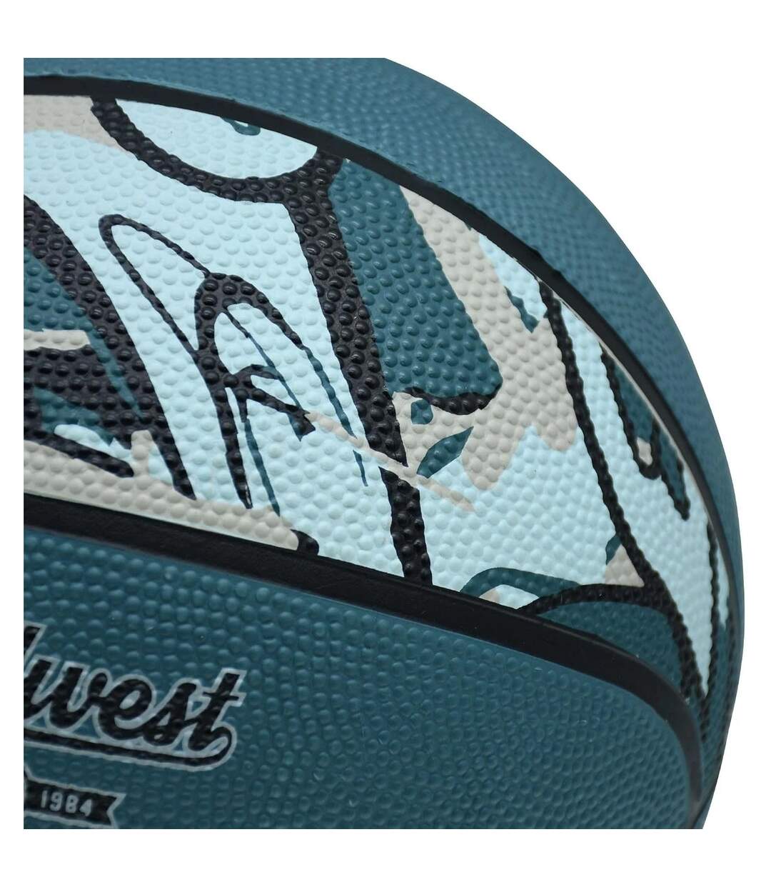 Ballon De Basket Street Taille 3 Bleu Noir Gris Midwest-4