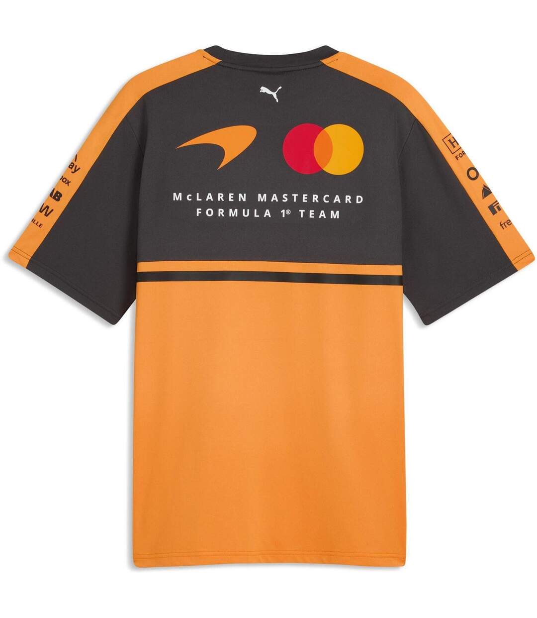 Unisex Adult Replica Mclaren F1 Replica T-shirt Orange Black Puma-2