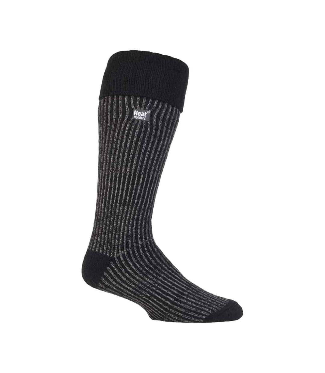 Mens Thick Winter Warm Knee High Ribbed Thermal Boot Socks-1