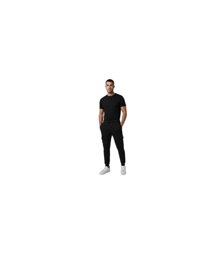 Mens Conor Benn Cargo Trousers Black White Everlast