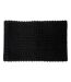 Tapis Salle de Bain Tissé Épais 50x75cm Noir Khôl-1