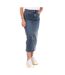 Jupe en jean bleu femme monday premium dark-1