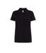 Polo Motif/style Uni Femme Noir JHK-1
