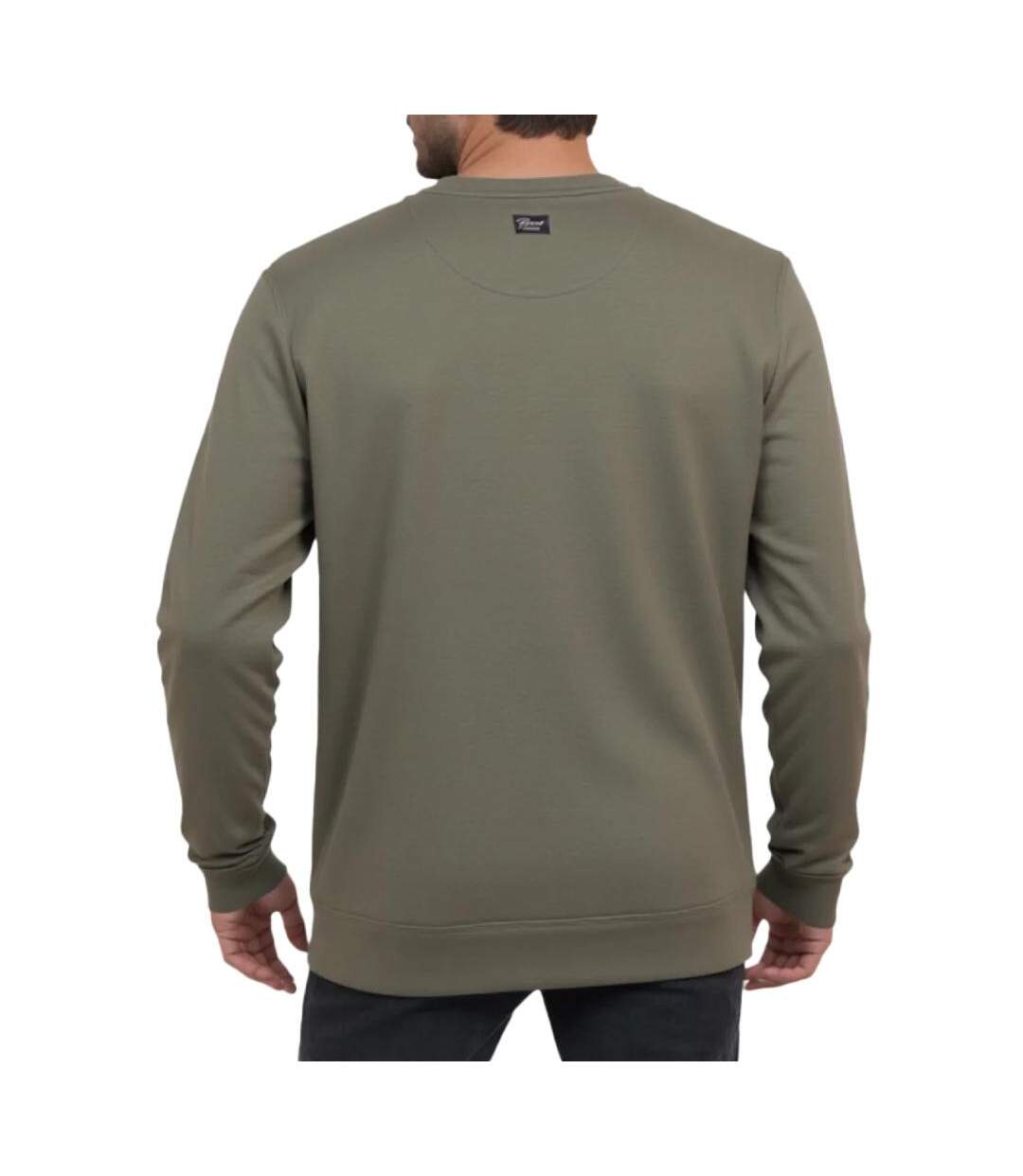 Sweat kaki homme petrol industries neck-2