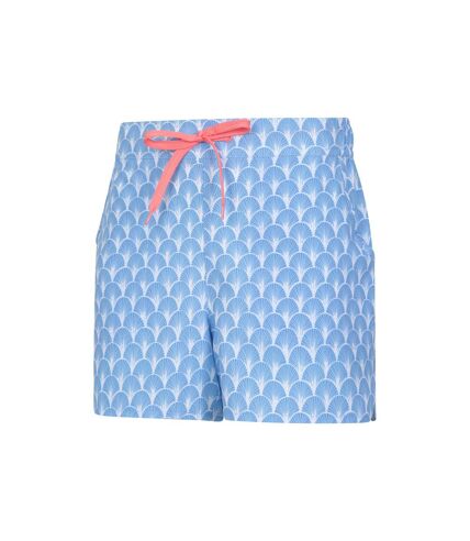 Womens/ladies patterned stretch boardshorts blue Mountain Warehouse