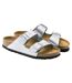 Sandales Coupe Régulière Arizona Femme Argenté Birkenstock-4