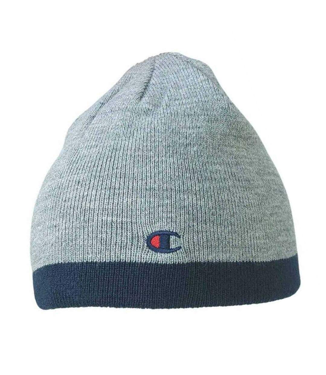 Bonnet Adulte Gris Bleu Marine Champion-2