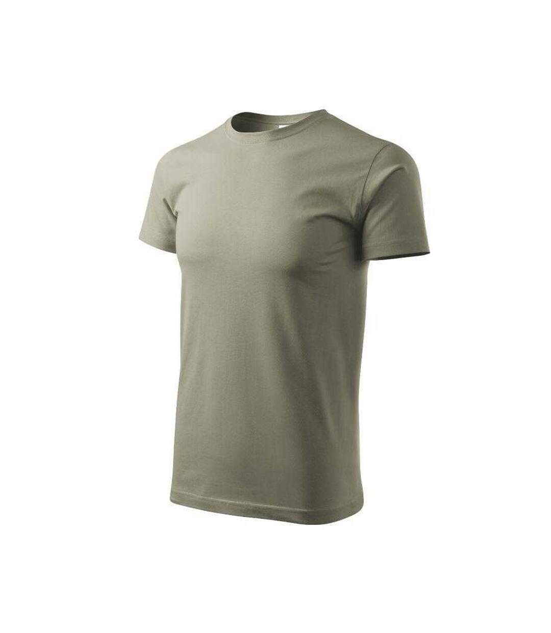 T-shirt Heavy New Homme Vert Militaire Malfini-3