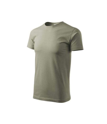 T-shirt Heavy New Homme Vert Militaire Malfini