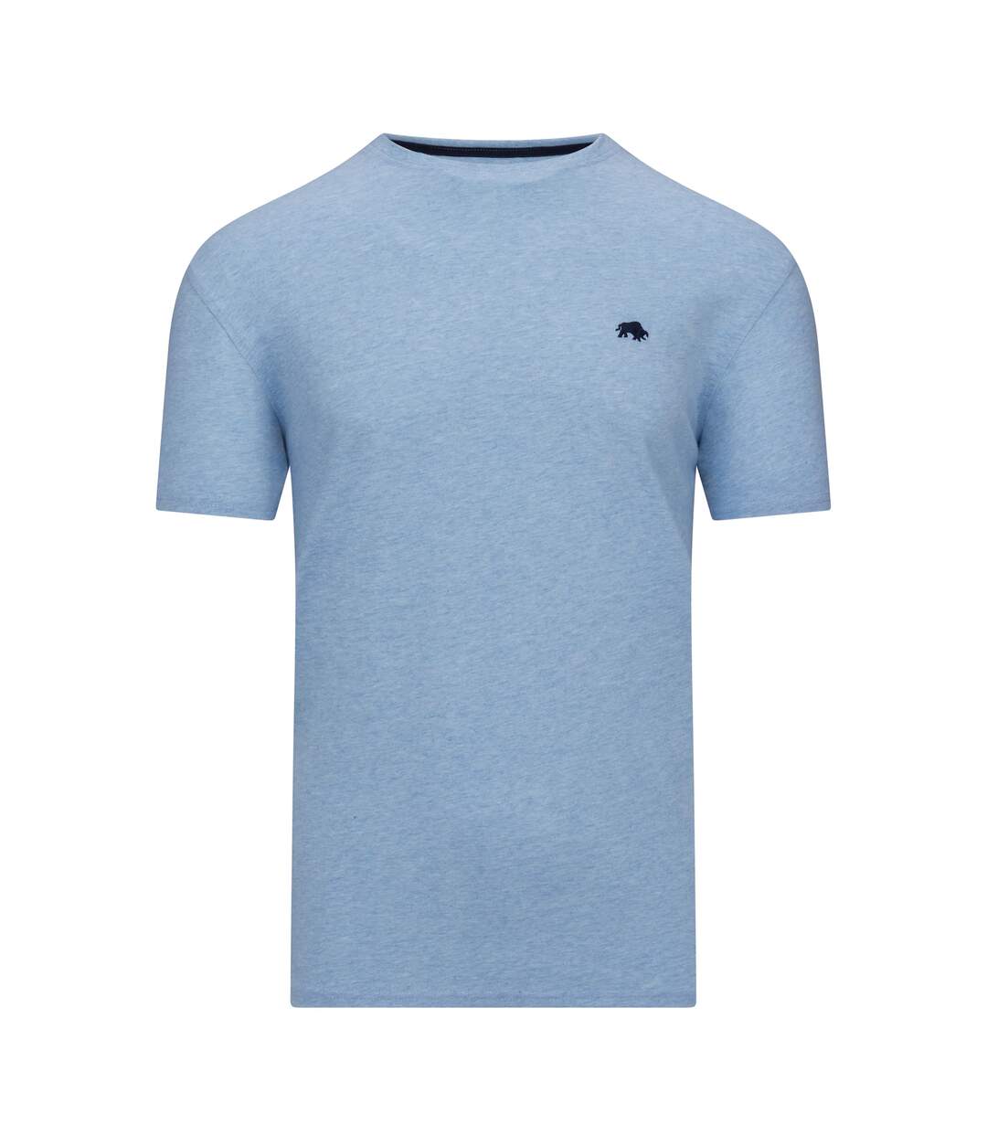 Pack Of 3  Mens Classic Organic Cotton T-shirt  Blue Red Navy Raging Bull-2