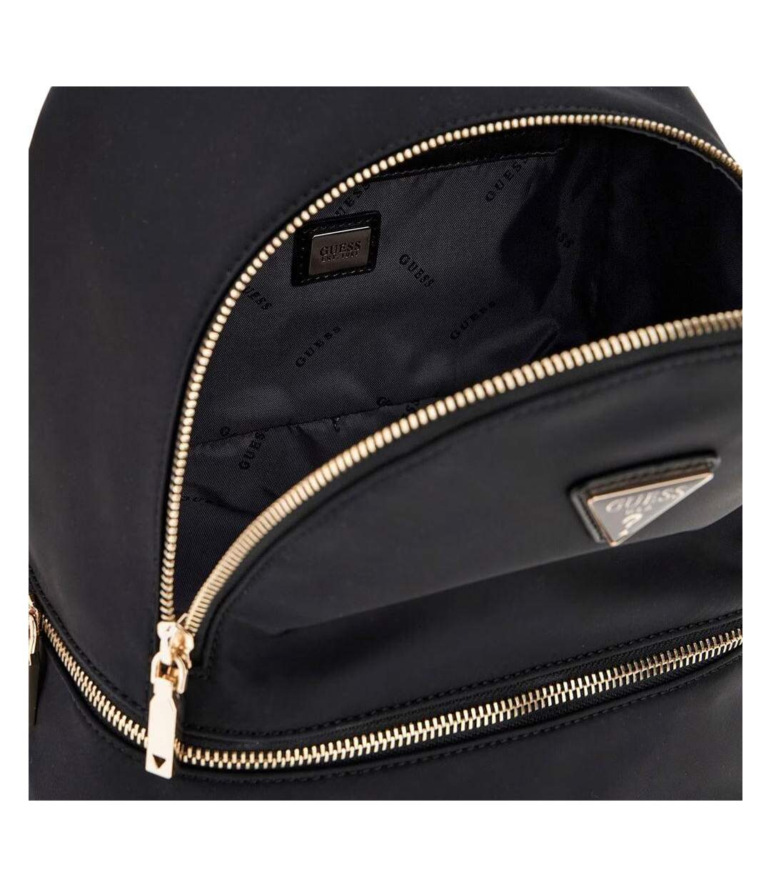 Sac à dos noir femme guess follie small-2