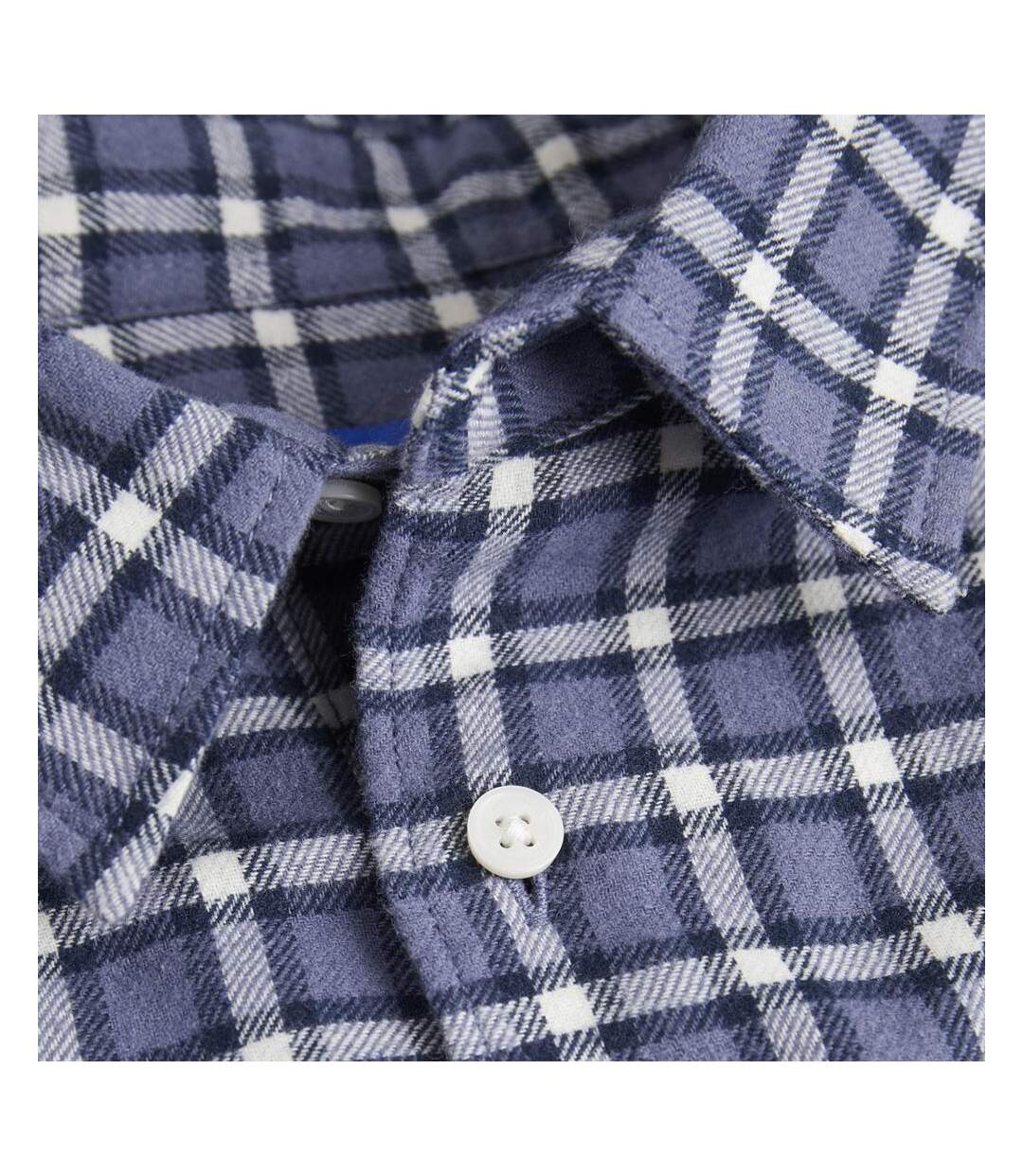 Chemise bleu à carreaux homme jack & jones 12260776 - l-2