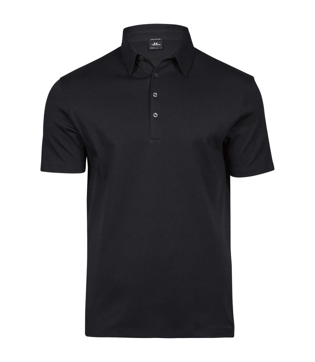 T-shirt polo hommes noir Tee Jays