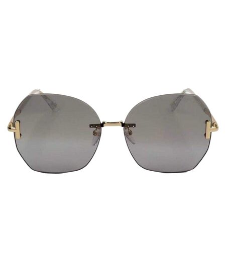 Womens/ladies Round Sunglasses One Size Gold Dark Grey Tom Ford