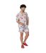 Chemise Motif/style Floral Homme Blanc Hugo-1