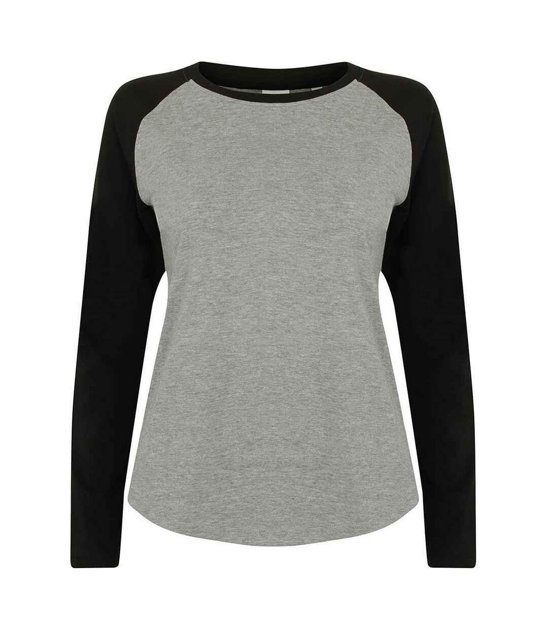 T-shirt femme gris / noir SF-1