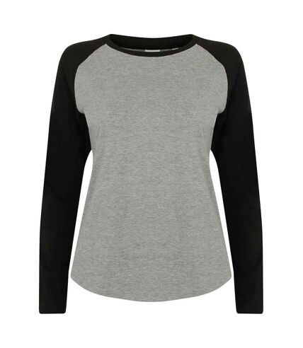 SF - T-shirt - Femme (Gris / Noir) - UTPC5706
