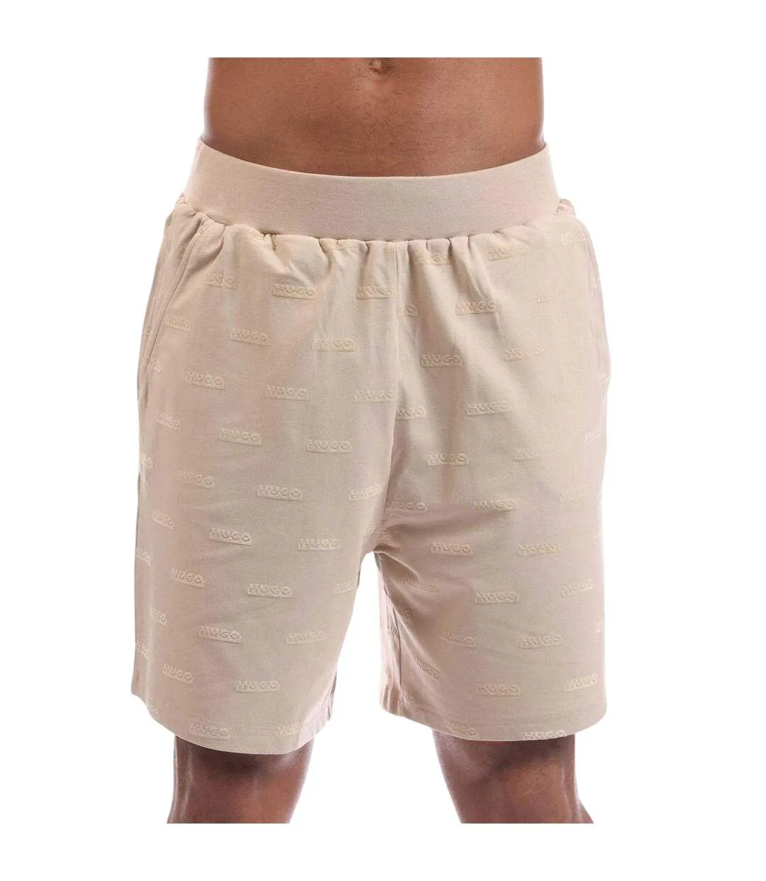Short Motif/style Logo Homme Beige Hugo-1